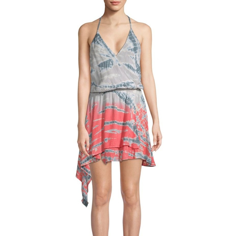 YFB Molina Assymetrical Tie Dye Dress (M)
